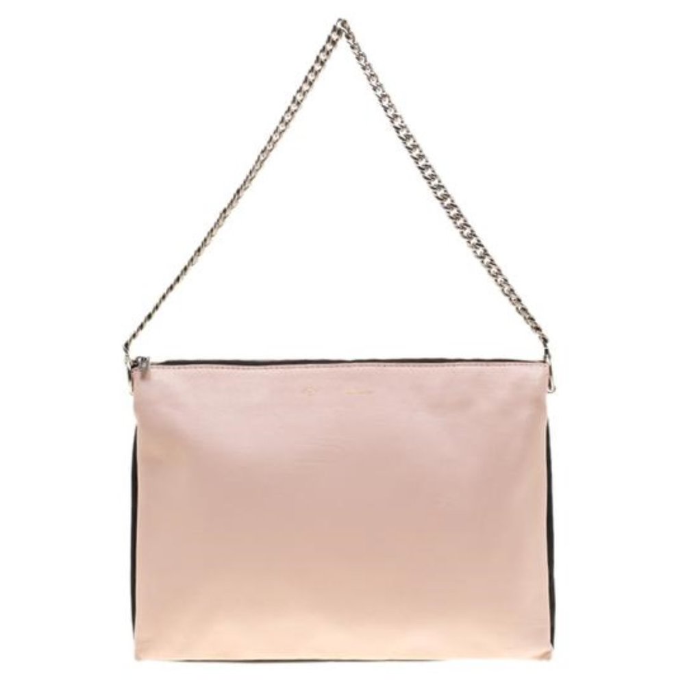 Celine Trio Tri Color Soft Zip Multicolor Purse